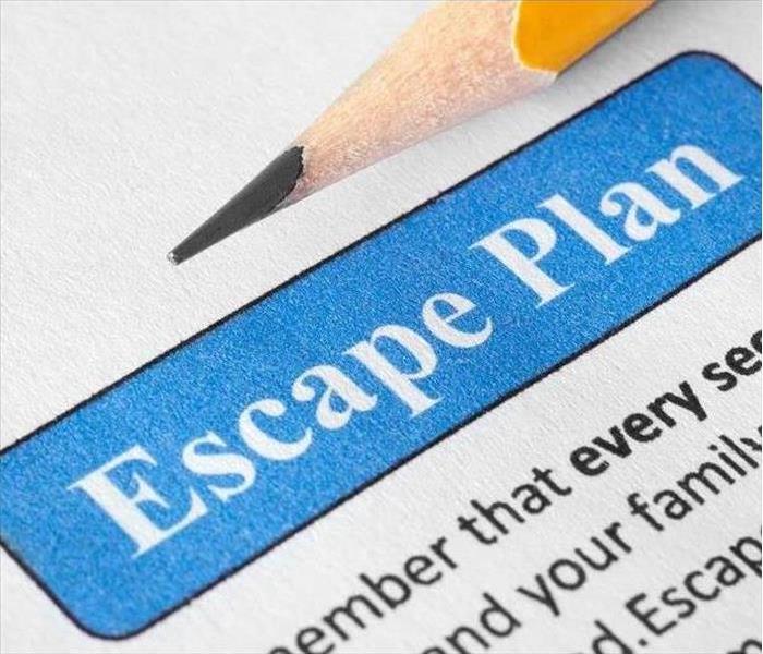 A paper that says "Escape Plan"